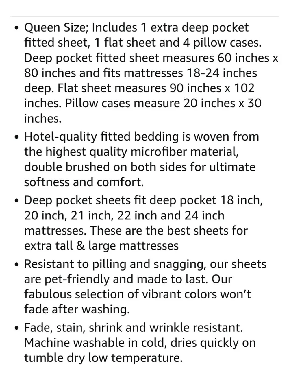 Hearth & Harbor NWT Queen Size Microfiber Deep Pocket Sheet Set Forest Green